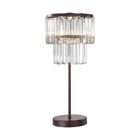 Antoinette 1 Light Table Lamp In Bronze