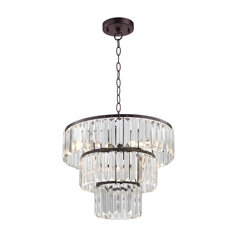 Antoinette 4 Light Pendant In Bronze