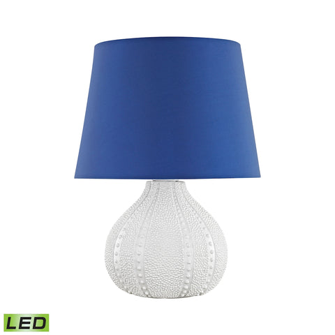 Aruba Outdoor LED Table Lamp With Royal Blue Shade