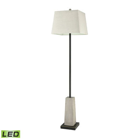 Concrete Blond Floor Lamp