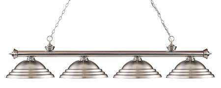 Z-Lite Riviera 4 Light Billiard Light 200-4BN-SBN