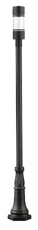 Z-Lite Luminata Outdoor LED Post Light 553PHB-518P-BK-LED