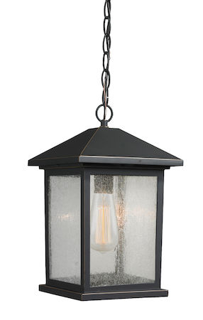 Z-Lite Portland 1 Light Outdoor Chain Light 531CHM-ORB