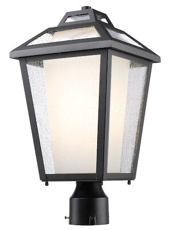 Z-Lite Memphis Outdoor 1 Light Outdoor Post Mount Light 532PHMR-BK