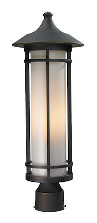 Z-Lite Woodland Outdoor Post Light 530PHM-ORB