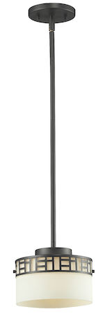 Z-Lite Elea 1 Light Mini Pendant 329MP-BRZ