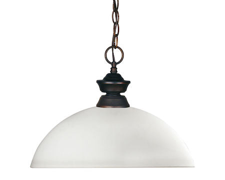 Z-Lite Riviera 1 Light Pendant 100701OB-DMO14