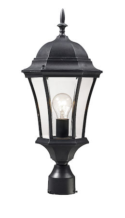 Z-Lite Wakefield Outdoor Post Light 522PHM-BK