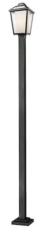Z-Lite Memphis Outdoor 1 Light Outdoor Post Light 532PHBS-536P-BK