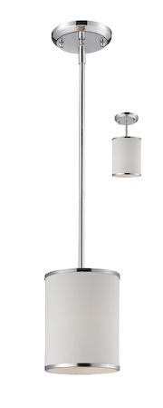 Z-Lite Cameo 1 Light Convertible Pendant 164-6