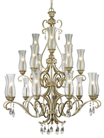 Z-Lite Melina 18 Light Chandelier 720-18-AS