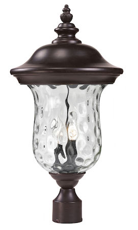 Z-Lite Armstrong Outdoor Post Light 533PHM-RBRZ