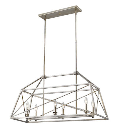 Z-Lite Tressle 6 Light Pendant 447-36AS
