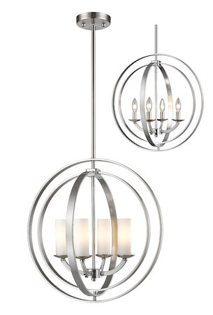 Z-Lite Ashling 4 Light Pendant 6002-4S-BN