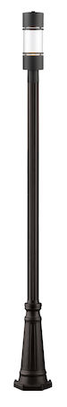 Z-Lite Luminata Outdoor LED Post Light 553PHB-519P-ORBZ-LED