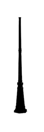 Z-Lite Waterloo Outdoor Post 504POST-BK