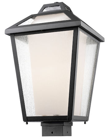 Z-Lite Memphis Outdoor 1 Light Outdoor Post Mount Light 532PHBS-BK