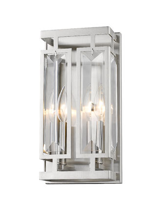 Z-Lite Mersesse 2 Light Wall Sconce 6006-2S-BN