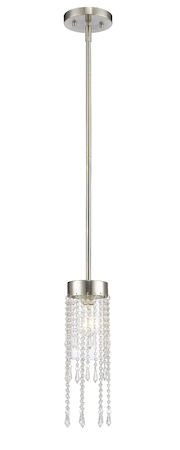 Z-Lite Siena 1 Light Mini Pendant 433MP-BN