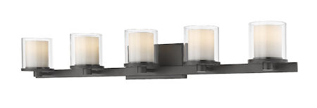 Z-Lite Schema 5 Light Vanity 1918-5V-BRZ-LED