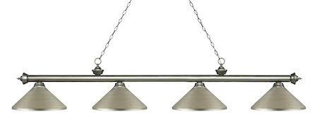 Z-Lite Riviera 4 Light Island/Billiard Light 200-4AS-MAS