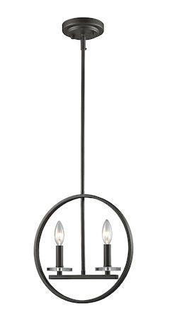 Z-Lite Verona 2 Light Mini Pendant 2010MP-BRZ