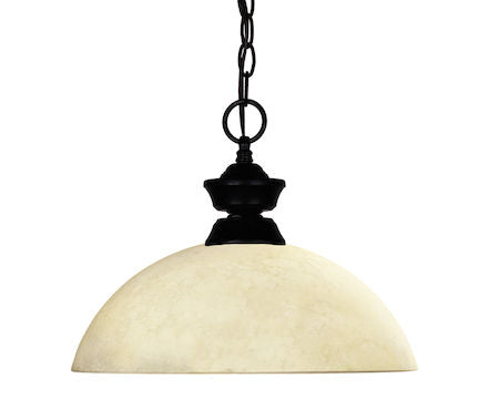 Z-Lite Windsor 1 Light Pendant 100701MB-DGM14