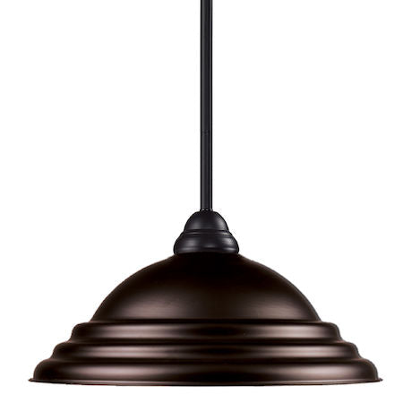 Z-Lite Riviera 1 Light Pendant 2114MP-BRZ-SBRZ