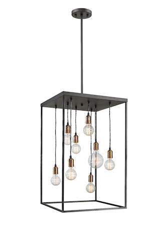 Z-Lite Troubadour  8 Light Pendant 8001-32BRZ