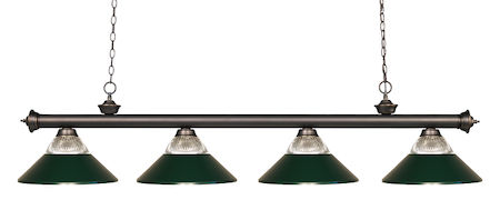 Z-Lite Riviera 4 Light Billiard Light 200-4OB-RDG