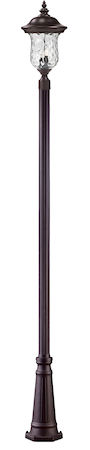 Z-Lite Armstrong Outdoor Post Light 533PHM-519P-RBRZ