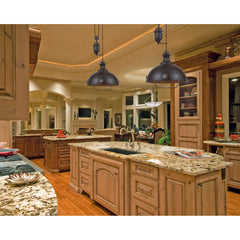 Farmhouse 2 Light LED Island In Oiled Bronze