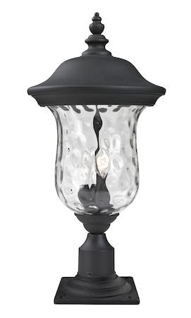 Z-Lite Armstrong Outdoor Post Mount Light 533PHB-533PM-BK