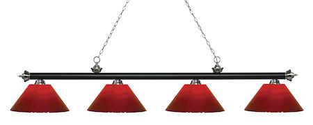 Z-Lite Riviera 4 Light Island/Billiard Light 200-4MB+BN-PRD
