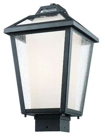 Z-Lite Memphis Outdoor 1 Light Outdoor Post Mount Light 532PHMS-BK