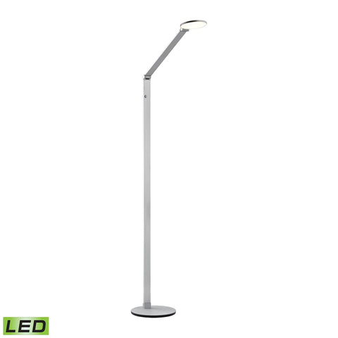 Cobra Elbow Floor Lamp In Aluminum