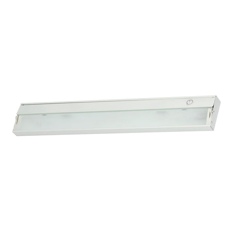 ZeeLite 3 Lamp Cabinet Light In White And Diffused Glass