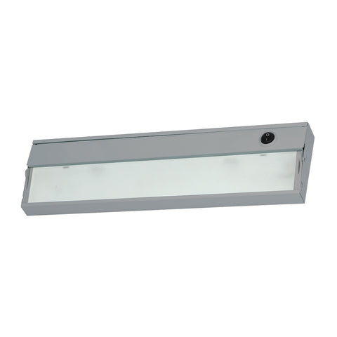 ZeeLite 1 Lamp Cabinet Light In Stainless Steel And Diffused Glass