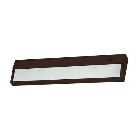ZeeLite 2 Lamp Cabinet Light In Bronze And Diffused Glass