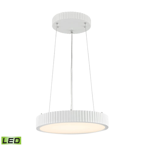 Digby 24 Watt LED Pendant In Matte White