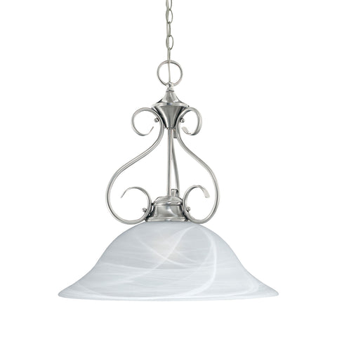 ESSENTIALS pendant Brushed Nickel 1x150