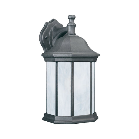 HAWTHORNE wall lantern Black 1x18W 120V