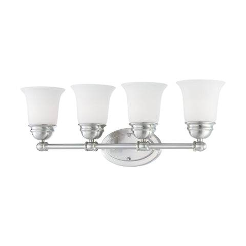 BELLA wall lamp Brushed Nickel 4x100W