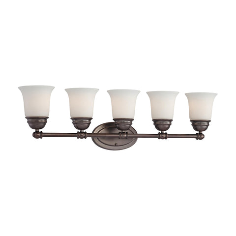 BELLA wall lamp Oiled Bronze 5x100W 120
