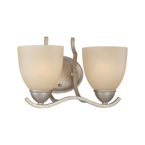 TRITON wall lamp Moonlight Silver 2x100