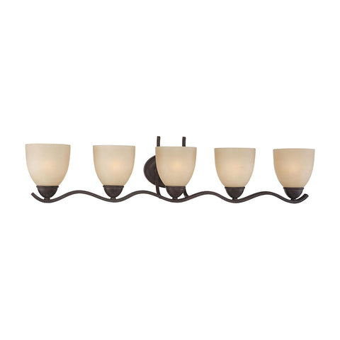 TRITON wall lamp Sable Bronze 5x100W 120