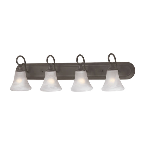 ELIPSE wall lamp Painted Bronze 4x100W