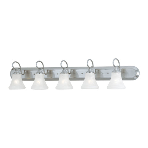 ELIPSE wall lamp Brushed Nickel 5x100W