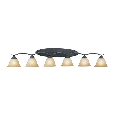 PRESTIGE wall lamp Sable Bronze 6x100W