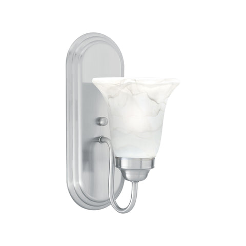 HOMESTEAD wall lamp Brushed Nickel 1x100